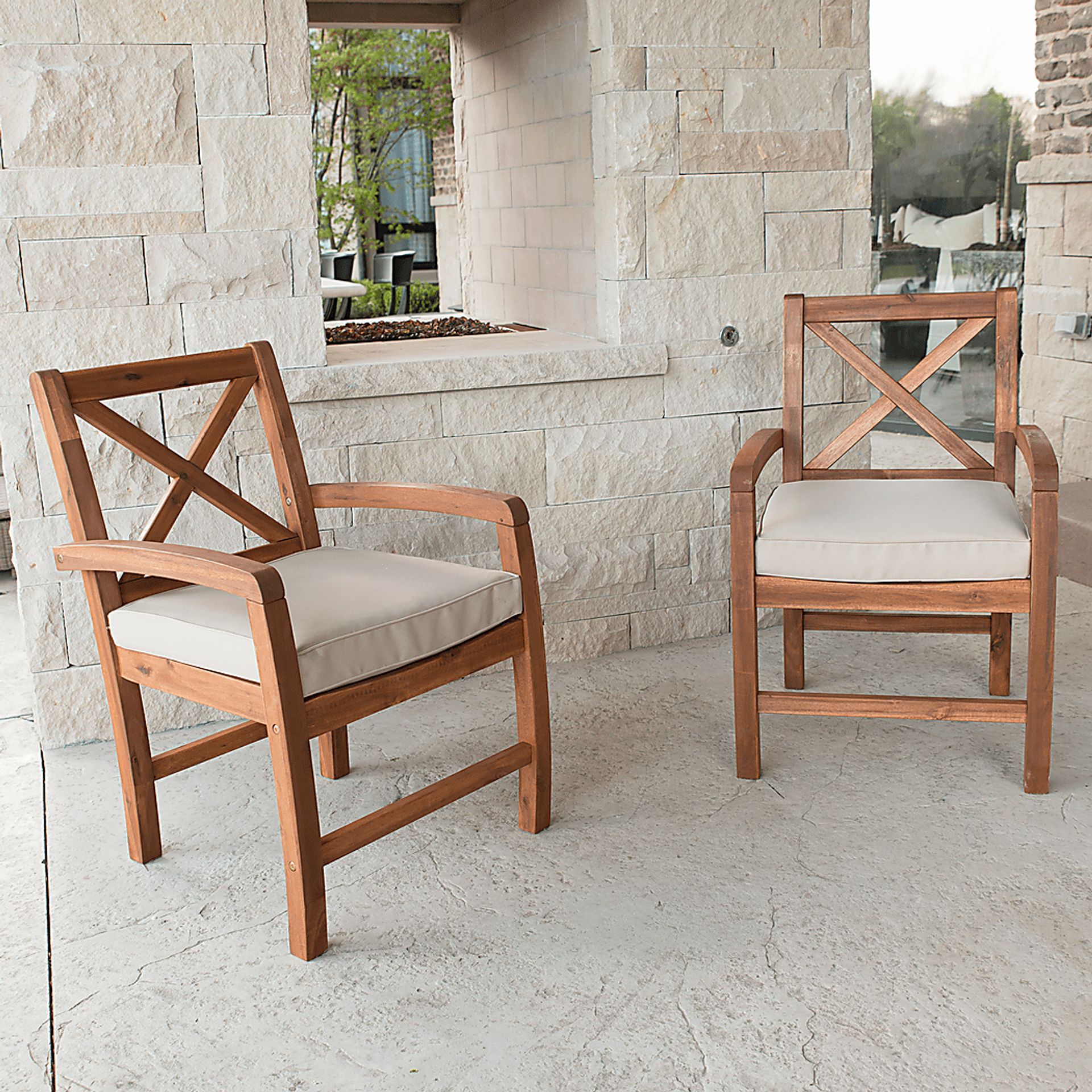 Harlanwood Brown Outdoor Accent Chair, Set of 2 - Image 4