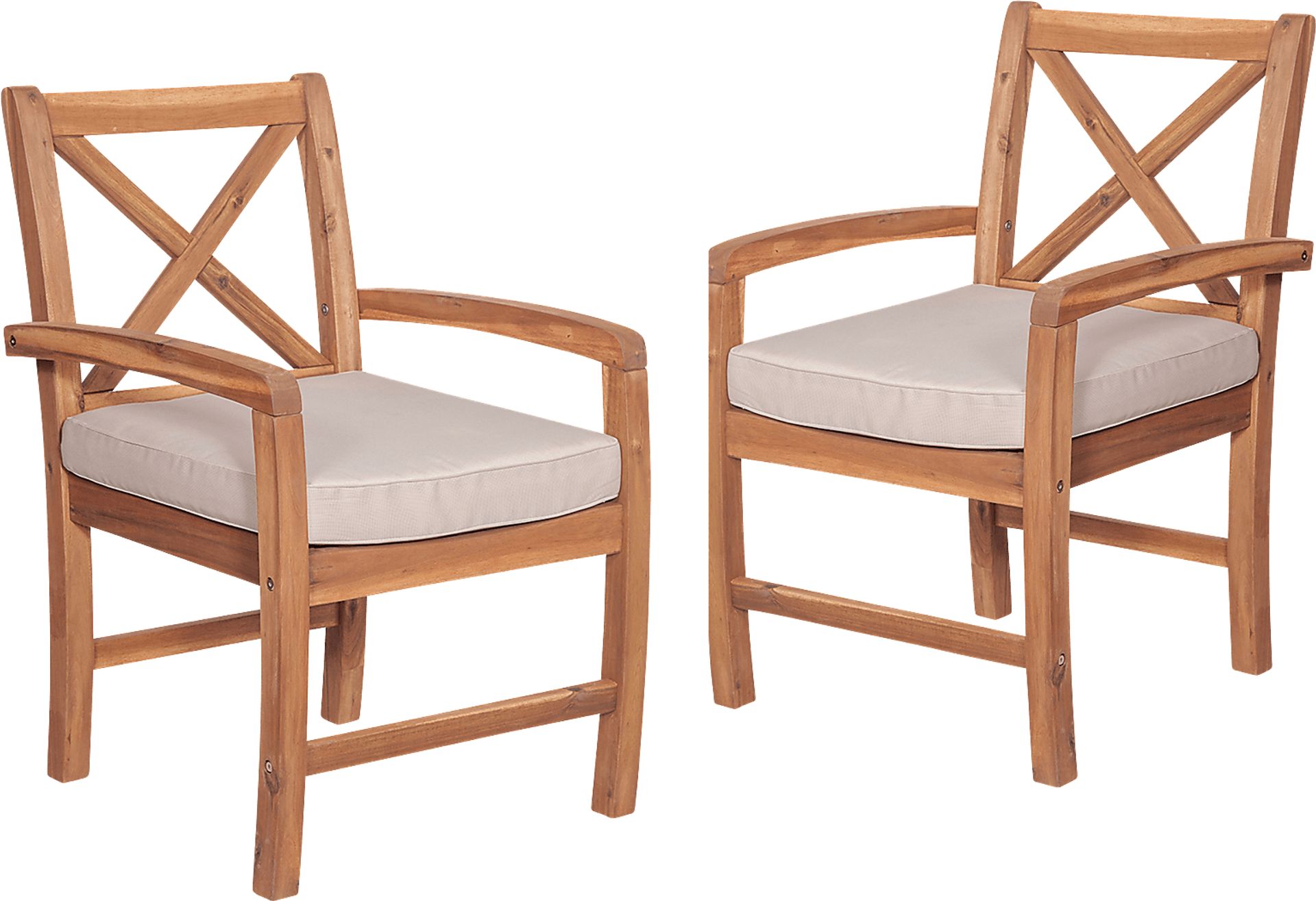 Harlanwood Brown Outdoor Accent Chair, Set of 2 - Image 1