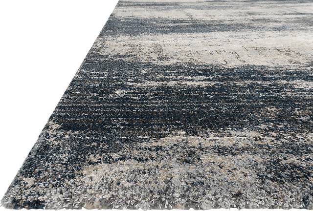 Harlee Navy 5'4 x 8' Rug - Thumbnail - Image 2