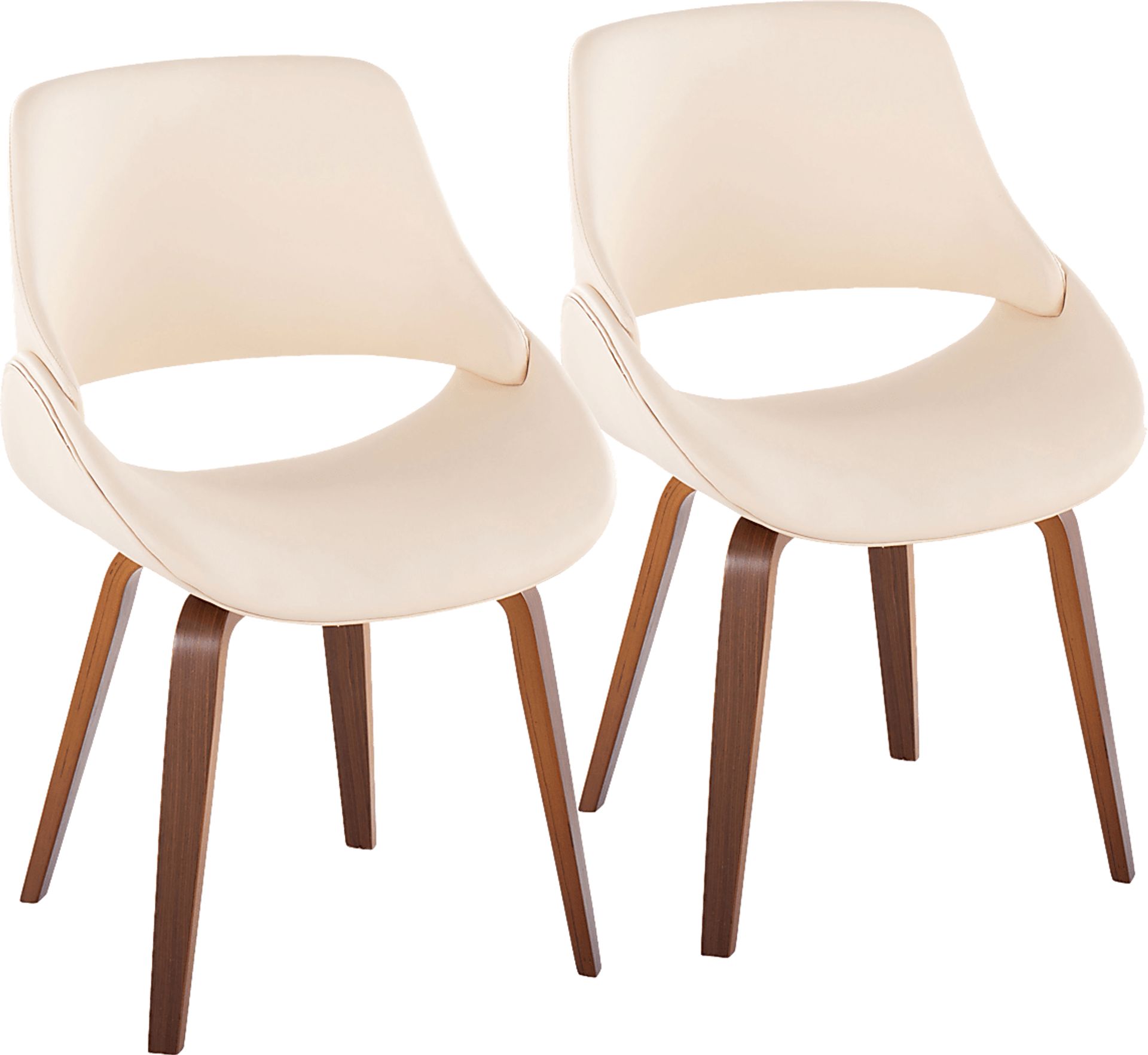 Harless Cream Side Chair, Set of 2 - Image 1