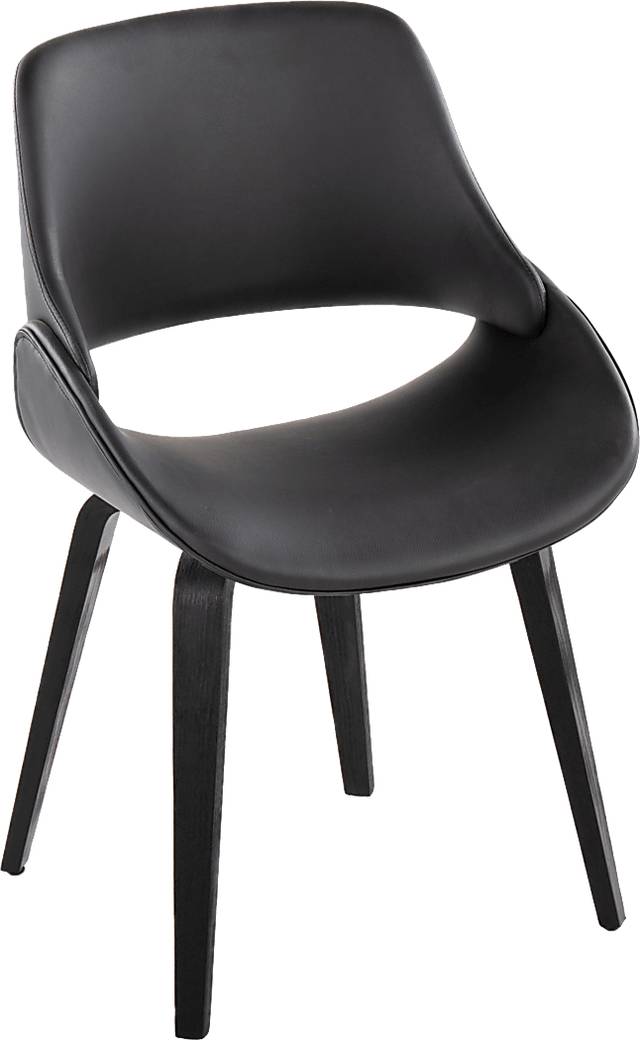 Harless II Black Side Chair, Set of 2 - Thumbnail - Image 3