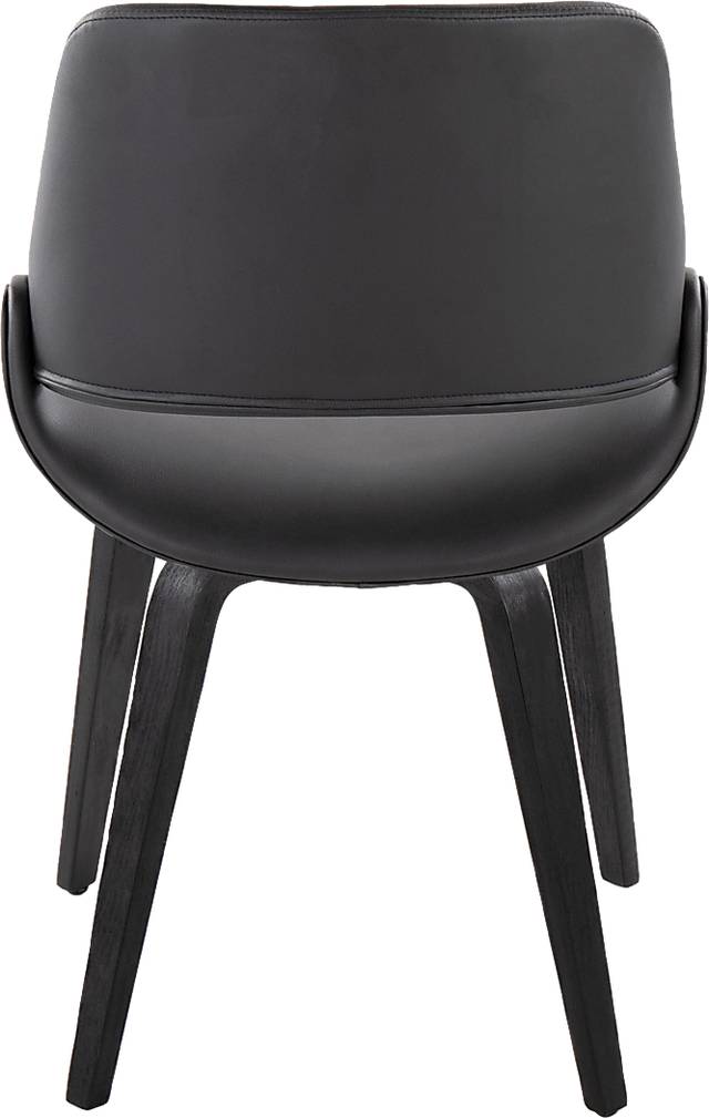 Harless II Black Side Chair, Set of 2 - Thumbnail - Image 4