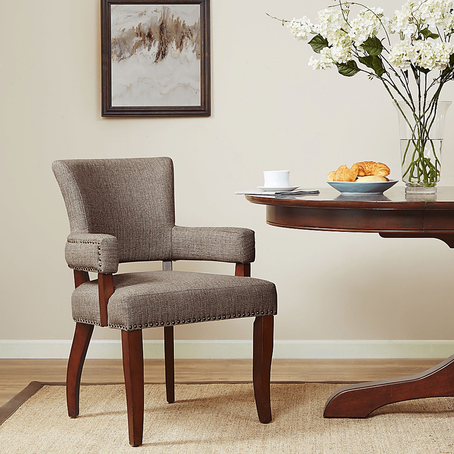 Harleyhill Brown Arm Chair - Image 7
