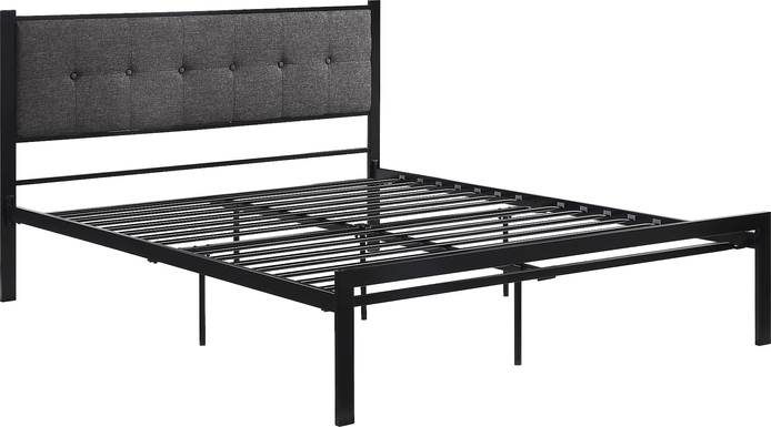 Harllan Gray Full Platform Bed