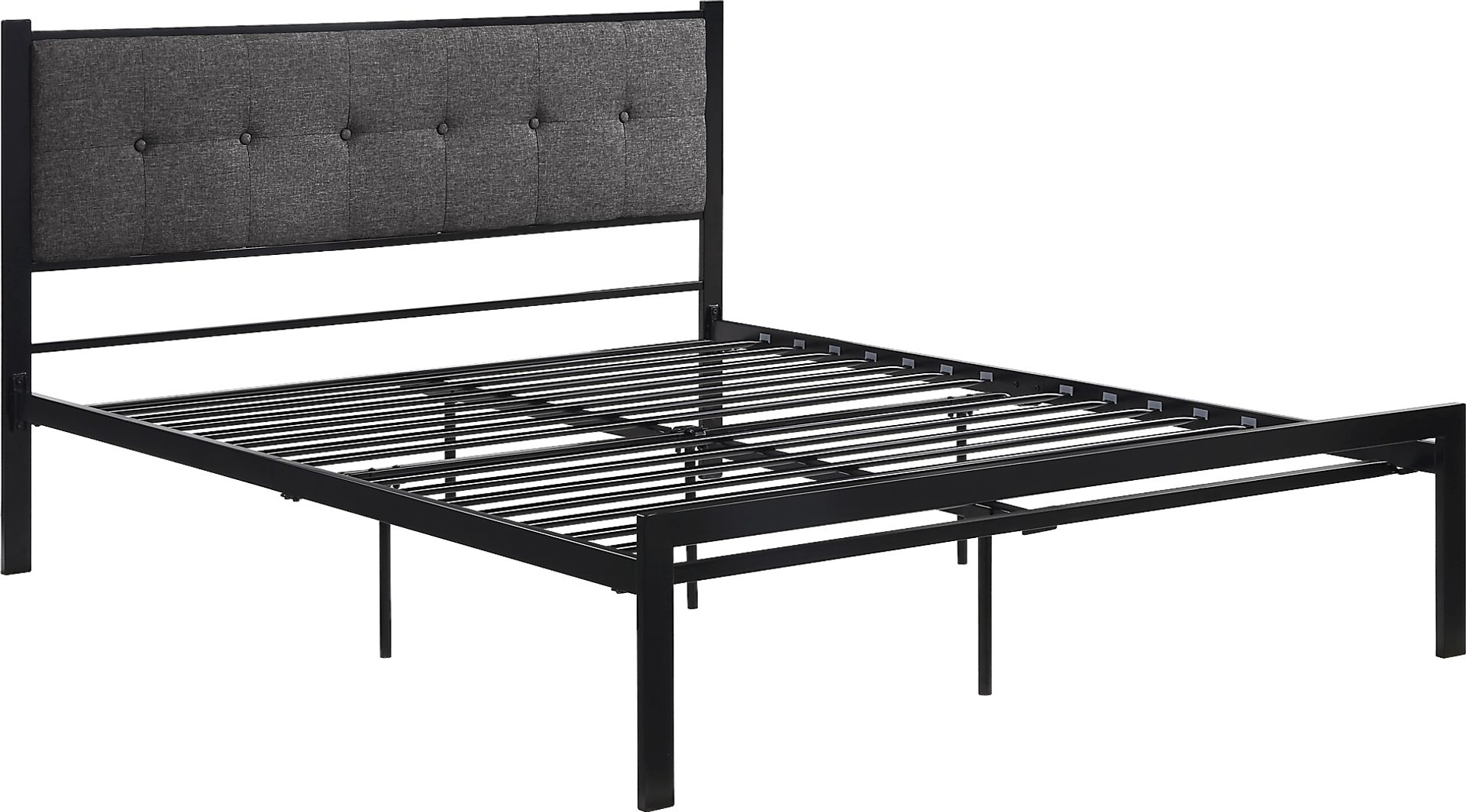 Harllan Gray Full Platform Bed - Image 1