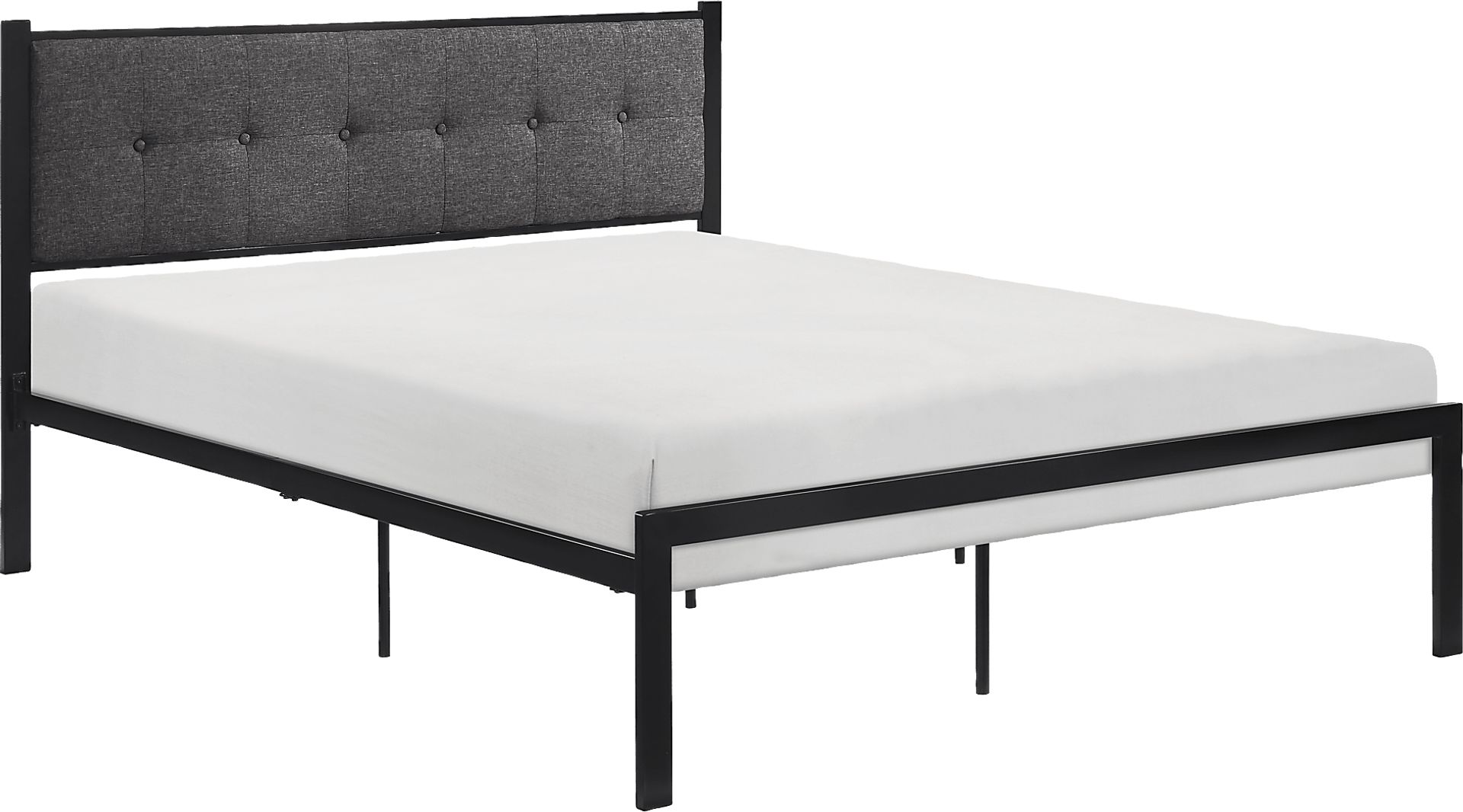Harllan Gray Queen Platform Bed - Image 3