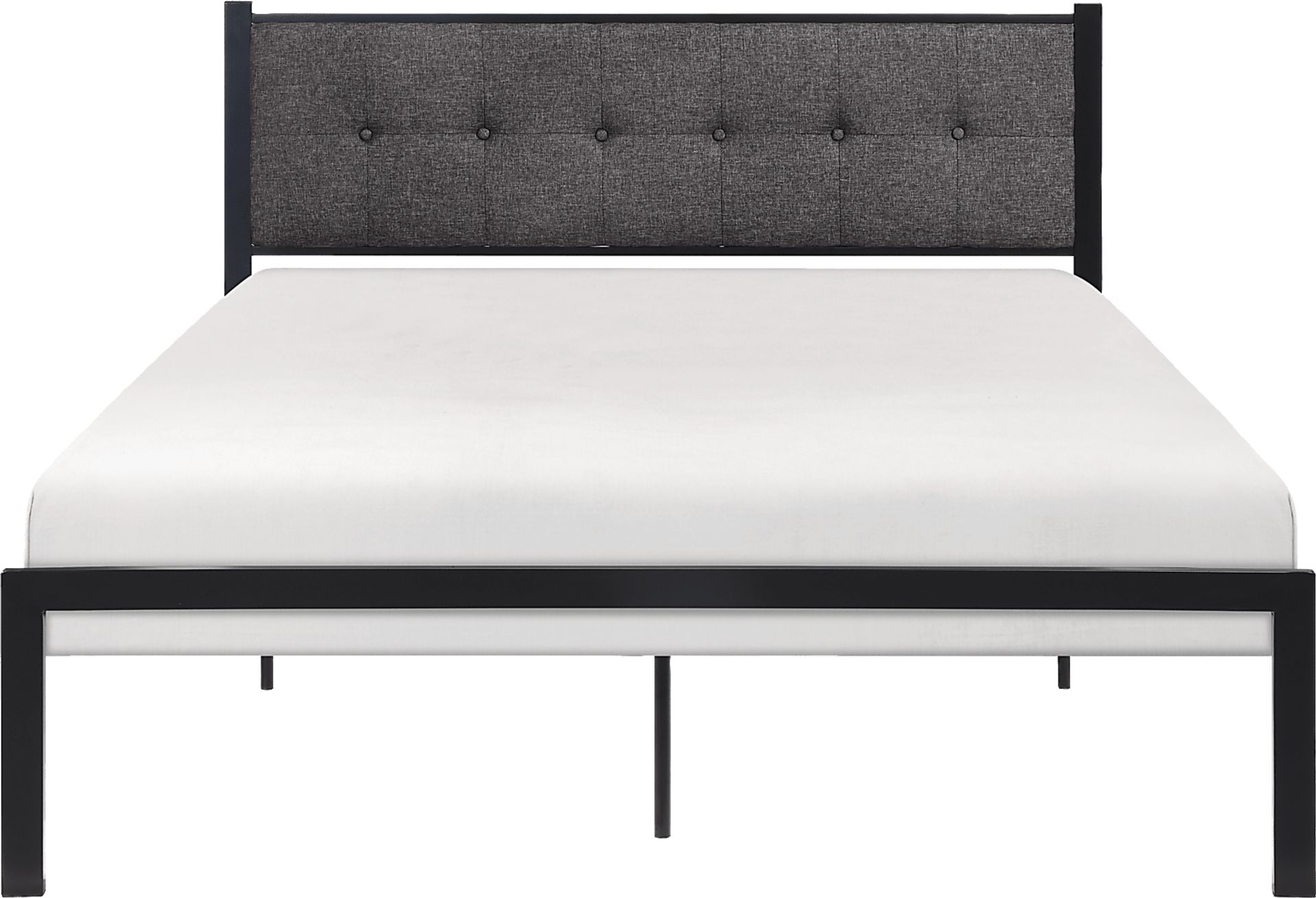 Harllan Gray Queen Platform Bed - Image 4