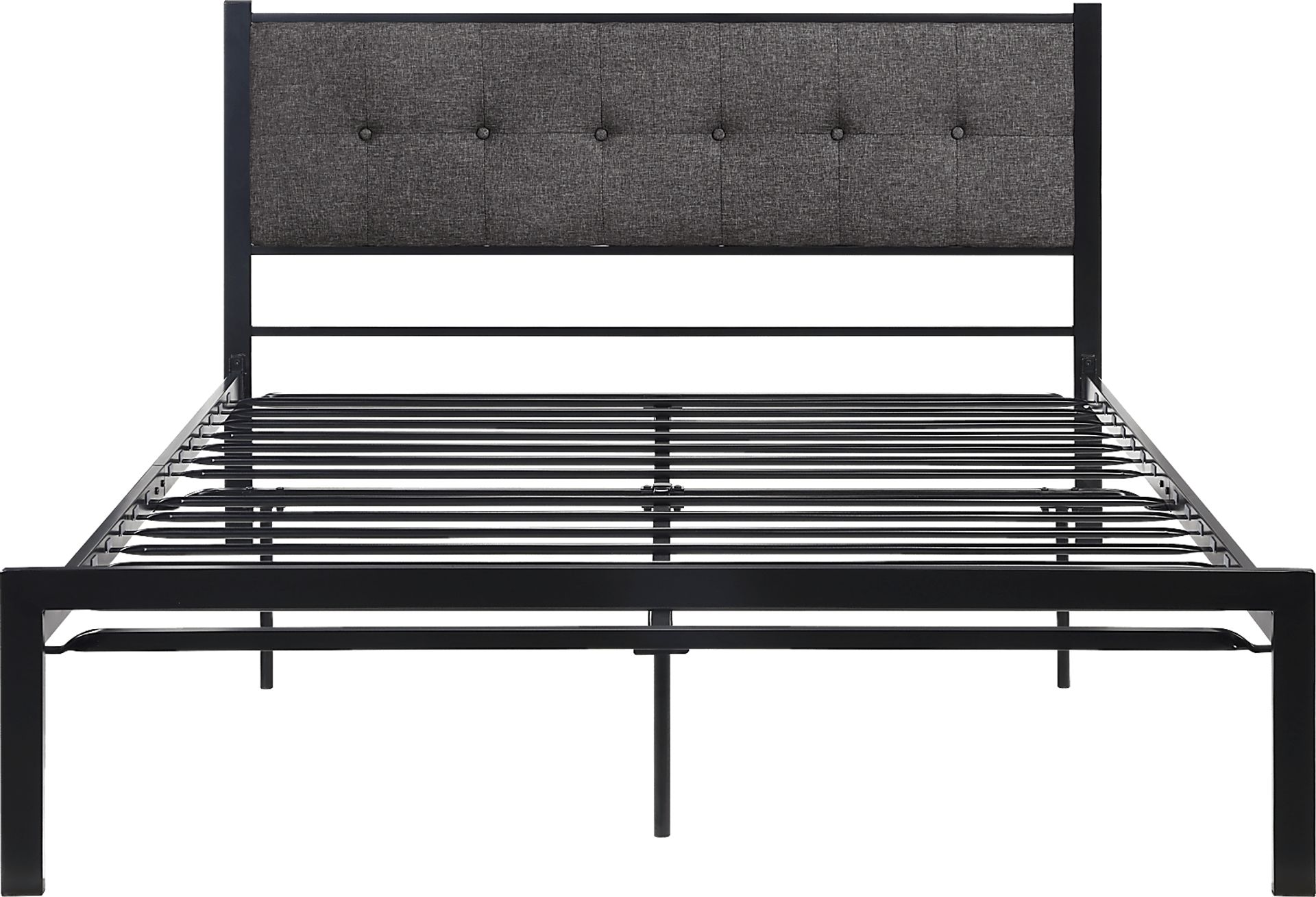 Harllan Gray Queen Platform Bed - Image 5