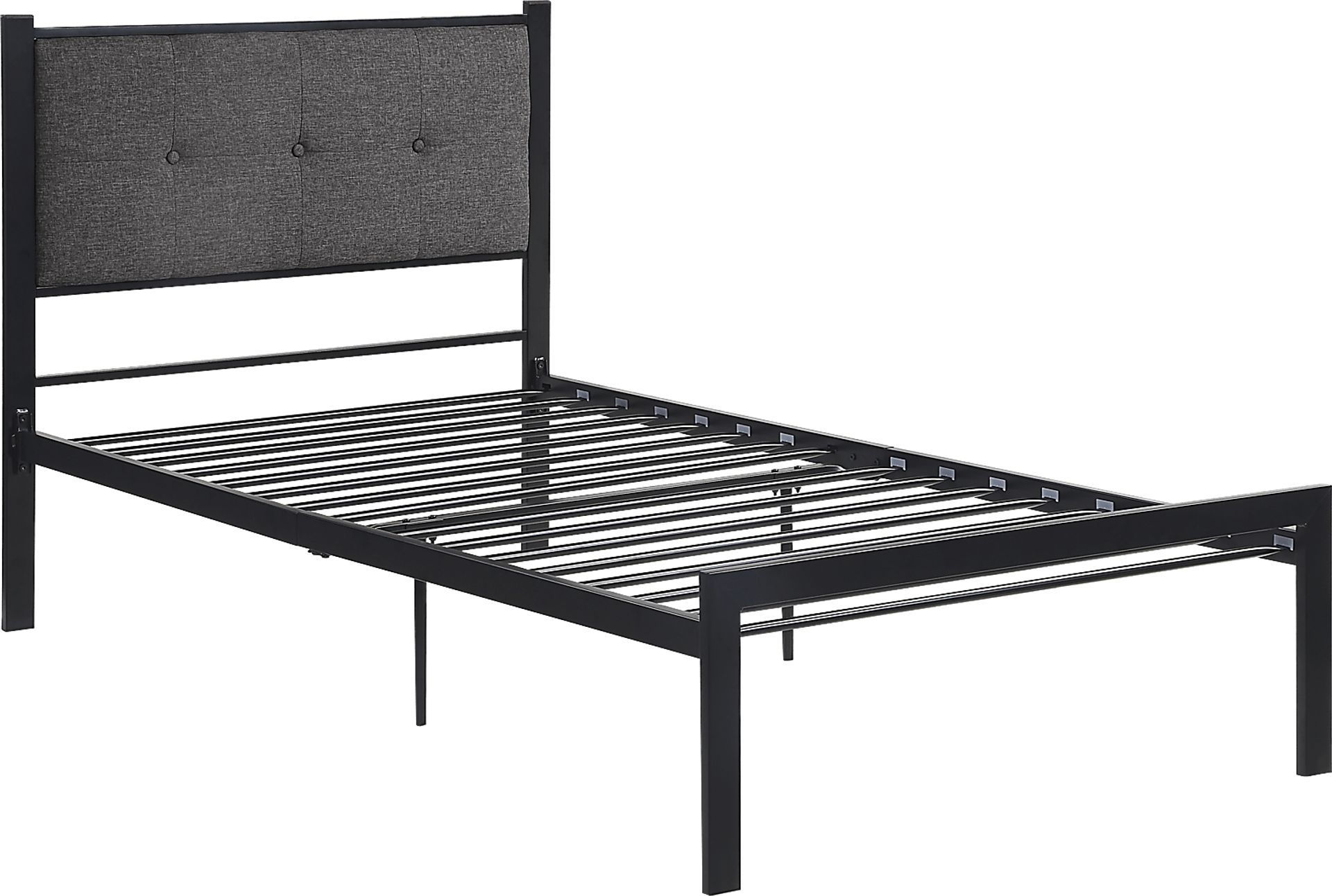Harllan Gray Twin Platform Bed - Image 1