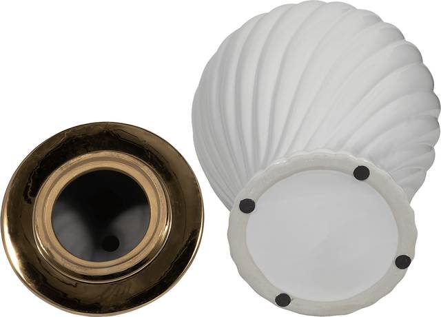 Harlou White 20 in. Jar - Thumbnail - Image 4