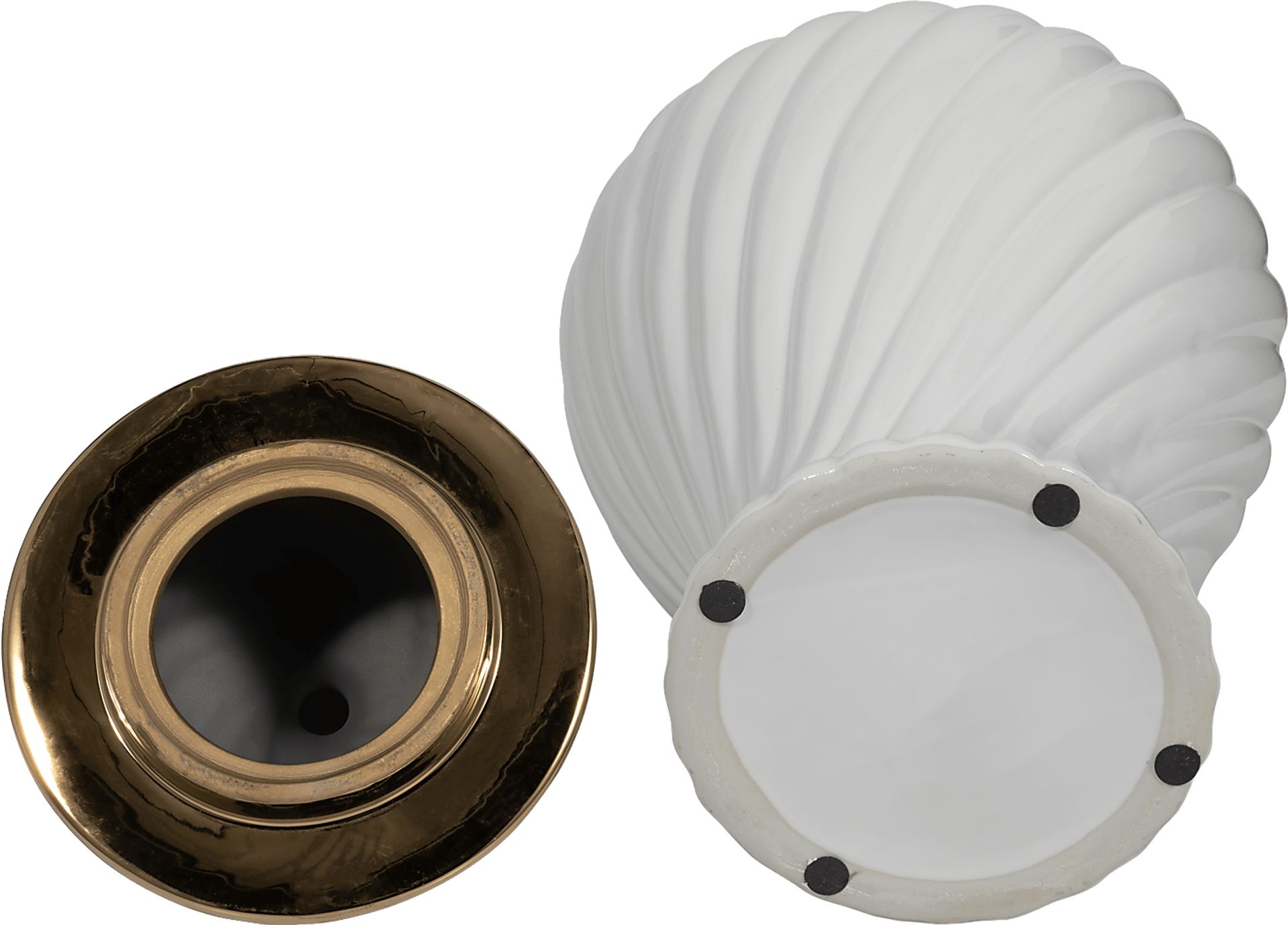 Harlou White 20 in. Jar - Image 4