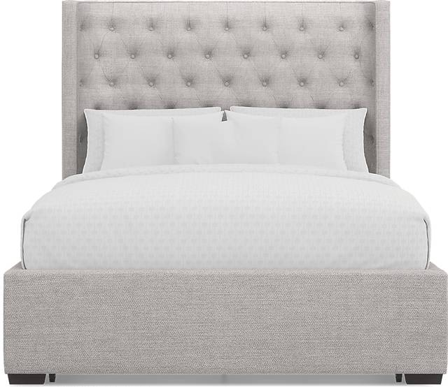 Harlow Hill Dark Gray 3 Pc King Upholstered Storage Bed - Thumbnail - Image 2