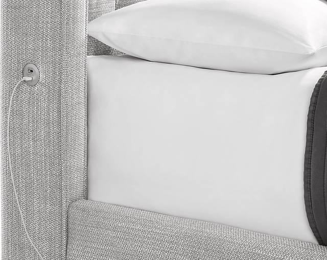 Harlow Hill Dark Gray 3 Pc King Upholstered Storage Bed - Thumbnail - Image 3