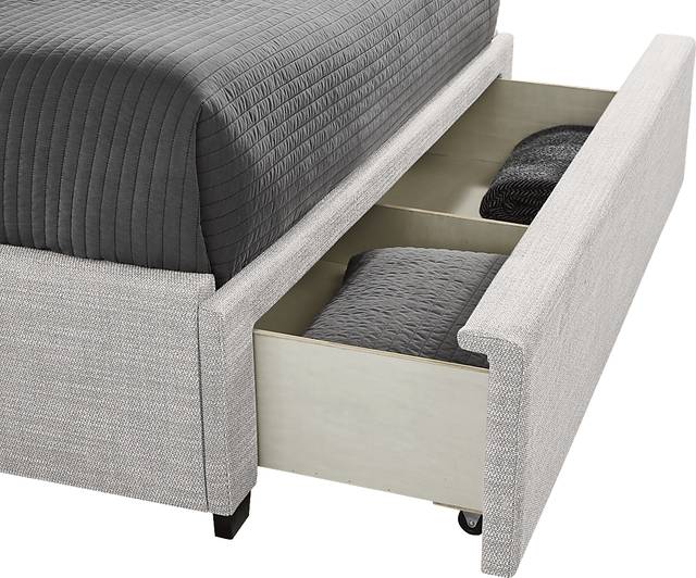 Harlow Hill Dark Gray 3 Pc King Upholstered Storage Bed - Thumbnail - Image 4