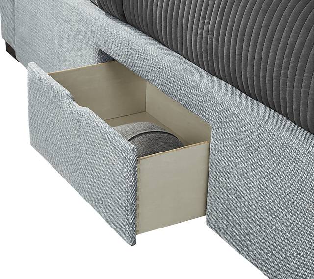 Royal Park Ivory 5 Pc King Storage Bedroom - Thumbnail - Image 6