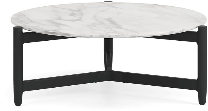 Harlowe Black Large Nesting Outdoor Cocktail Table