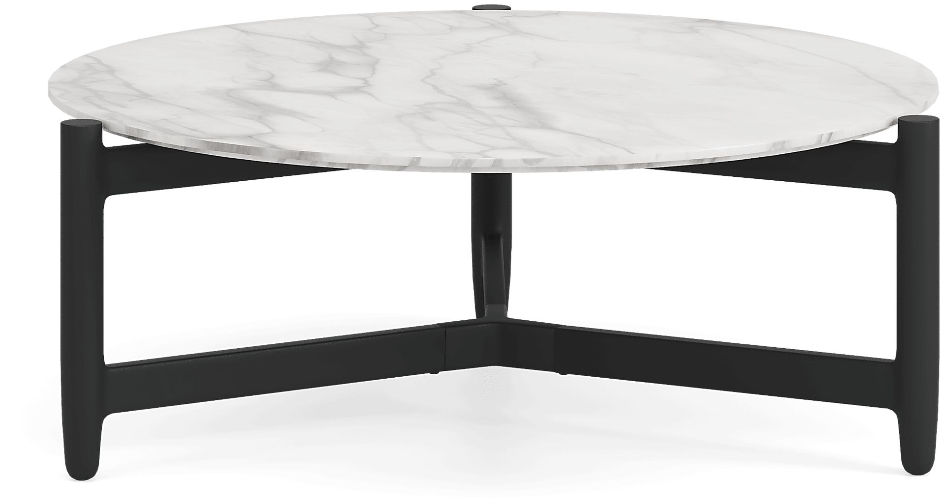 Harlowe Black 5 Pc Outdoor Seating Set with White Cushions - Image 6