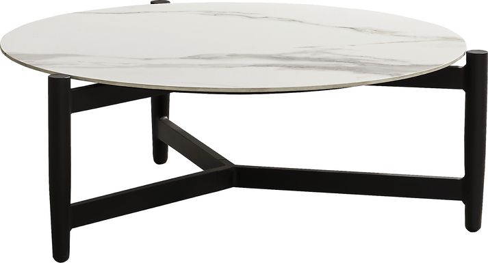 Harlowe Black Large Outdoor Cocktail Table