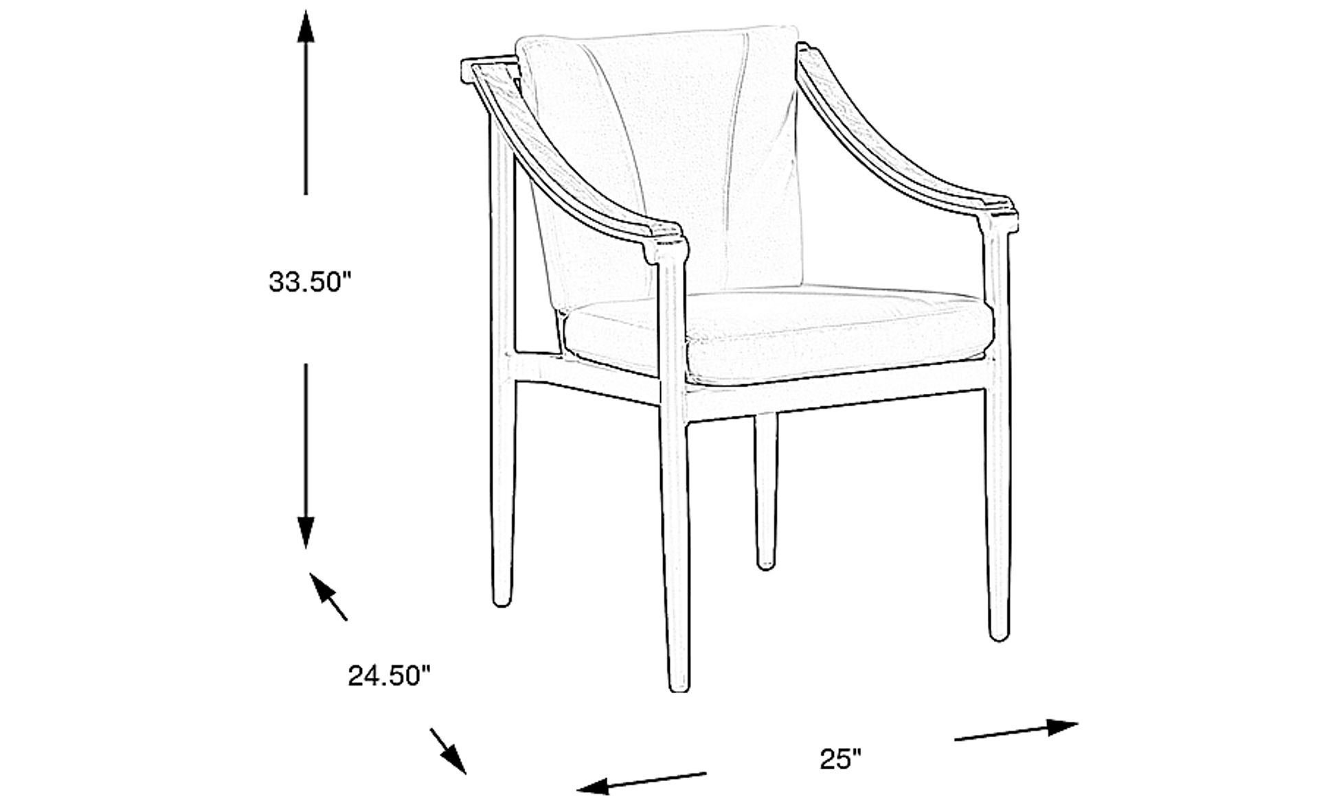 Dimension Image. Please refer to the Dimension Tab on this page for dimension details.