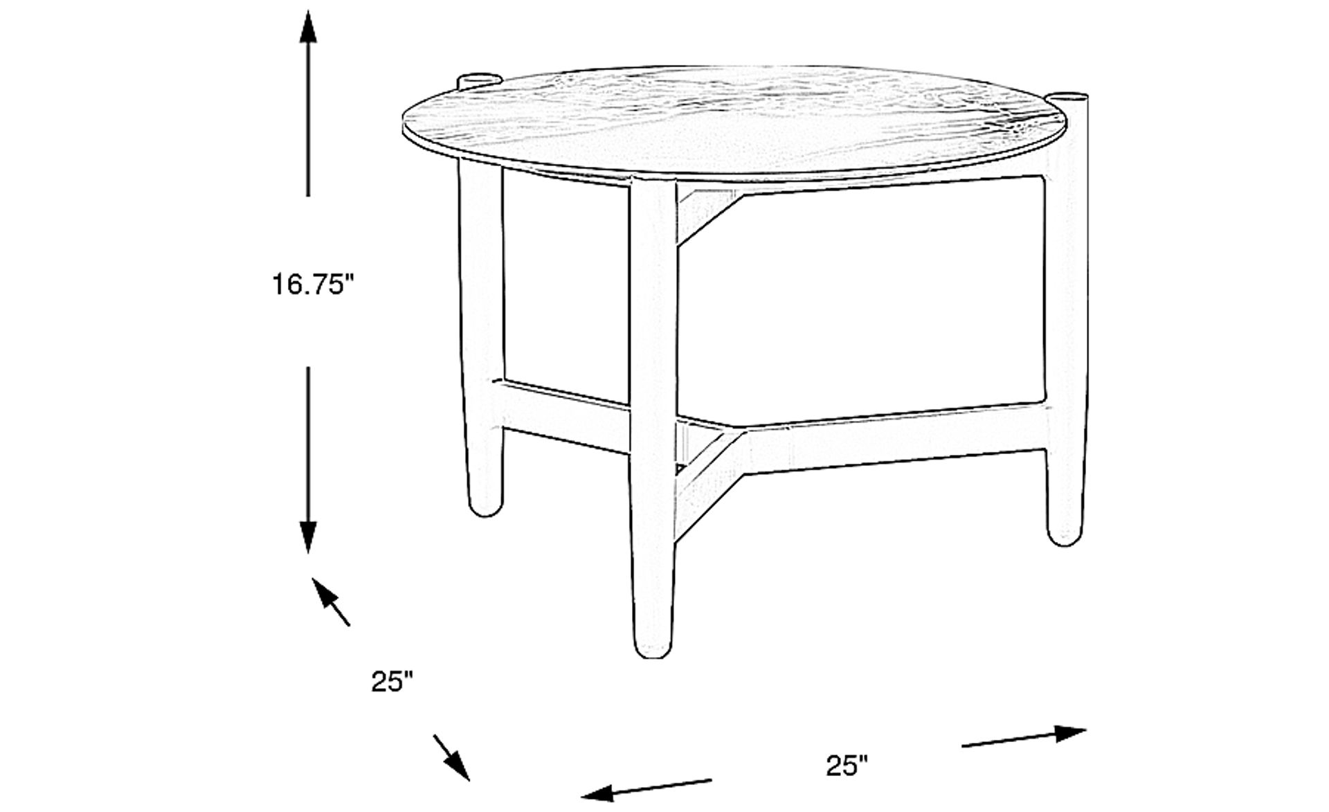 Dimension Image. Please refer to the Dimension Tab on this page for dimension details.