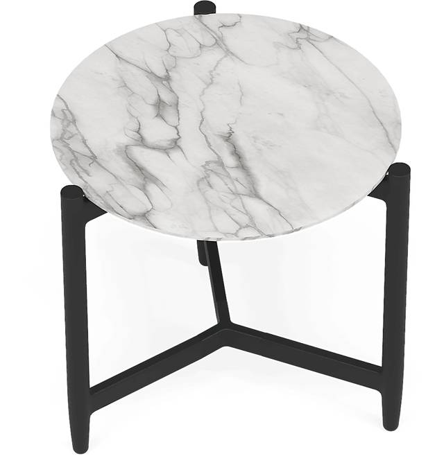 Harlowe Black Outdoor End Table - Thumbnail - Image 2