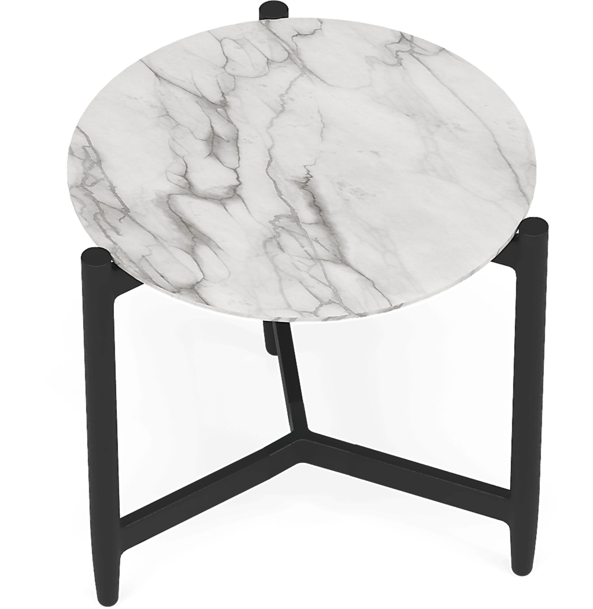 Harlowe Black Outdoor End Table - Image 2