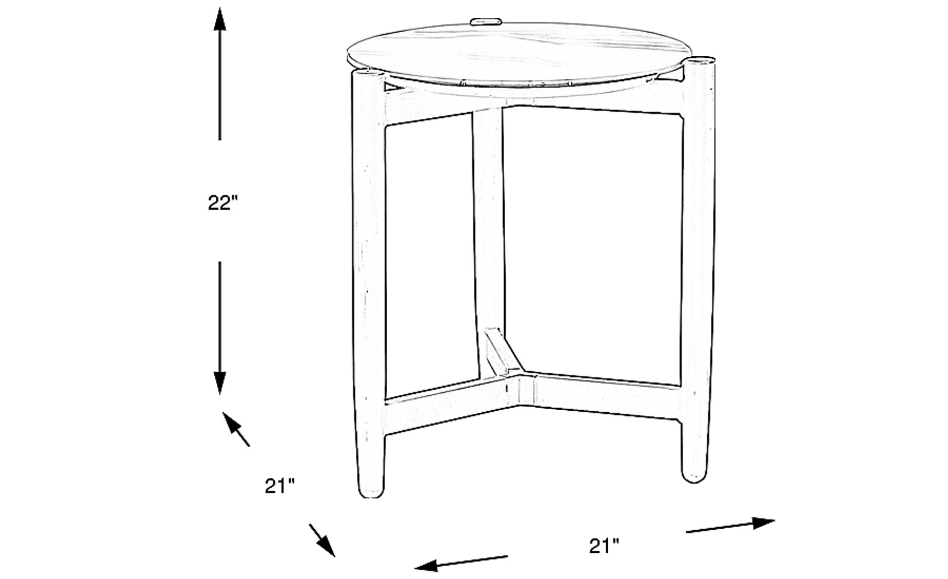 Dimension Image. Please refer to the Dimension Tab on this page for dimension details.