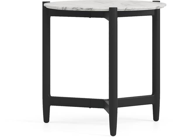 Harlowe Black Outdoor End Table - Thumbnail - Image 1