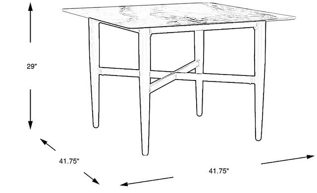 Dimension Image. Please refer to the Dimension Tab on this page for dimension details.