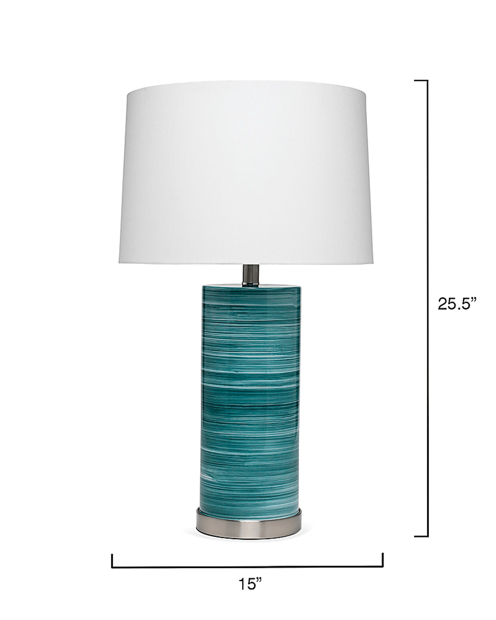 Harman Lane Turquoise Lamp - Image 4