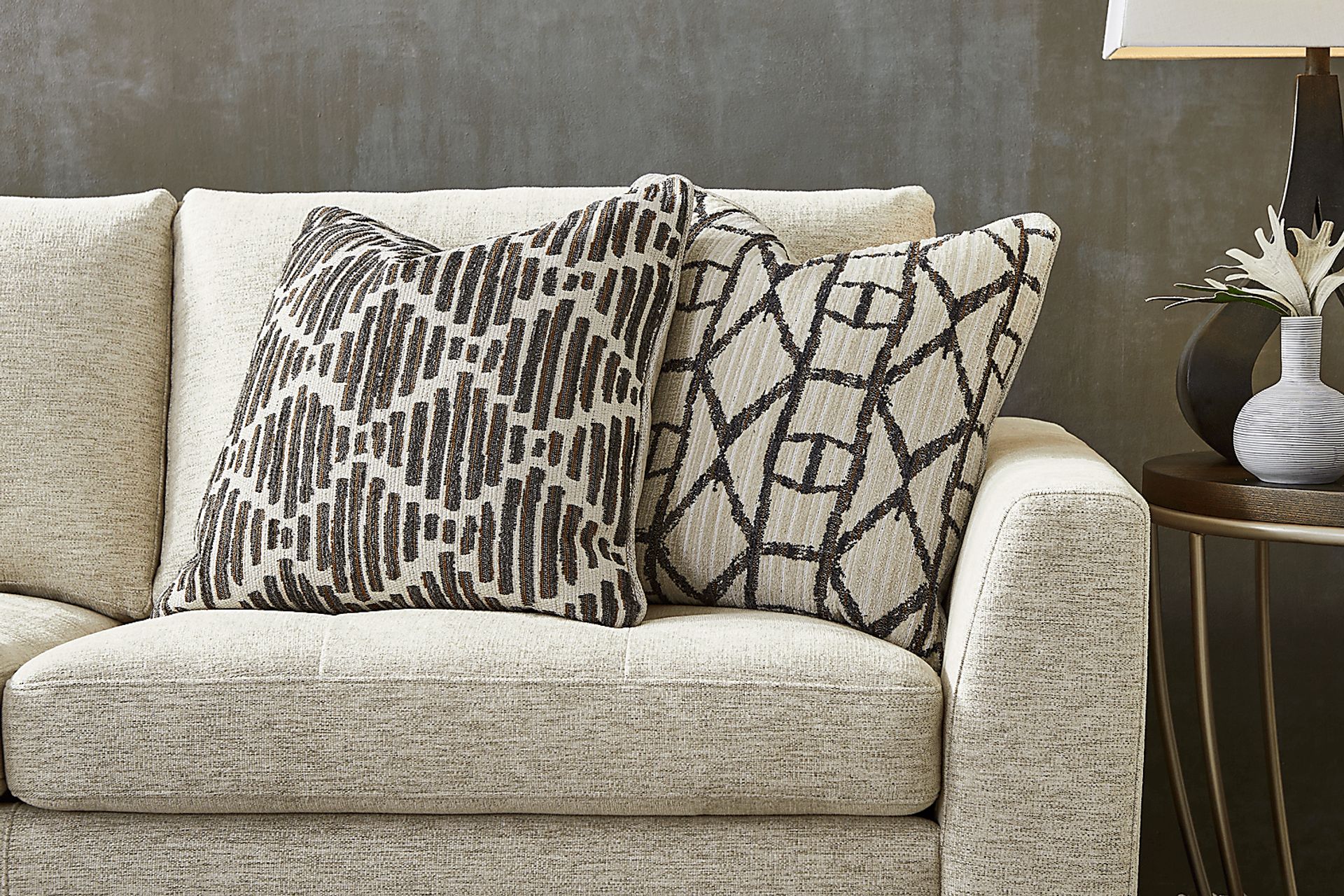 Harmon Beige 2 Pc Sectional - Image 3