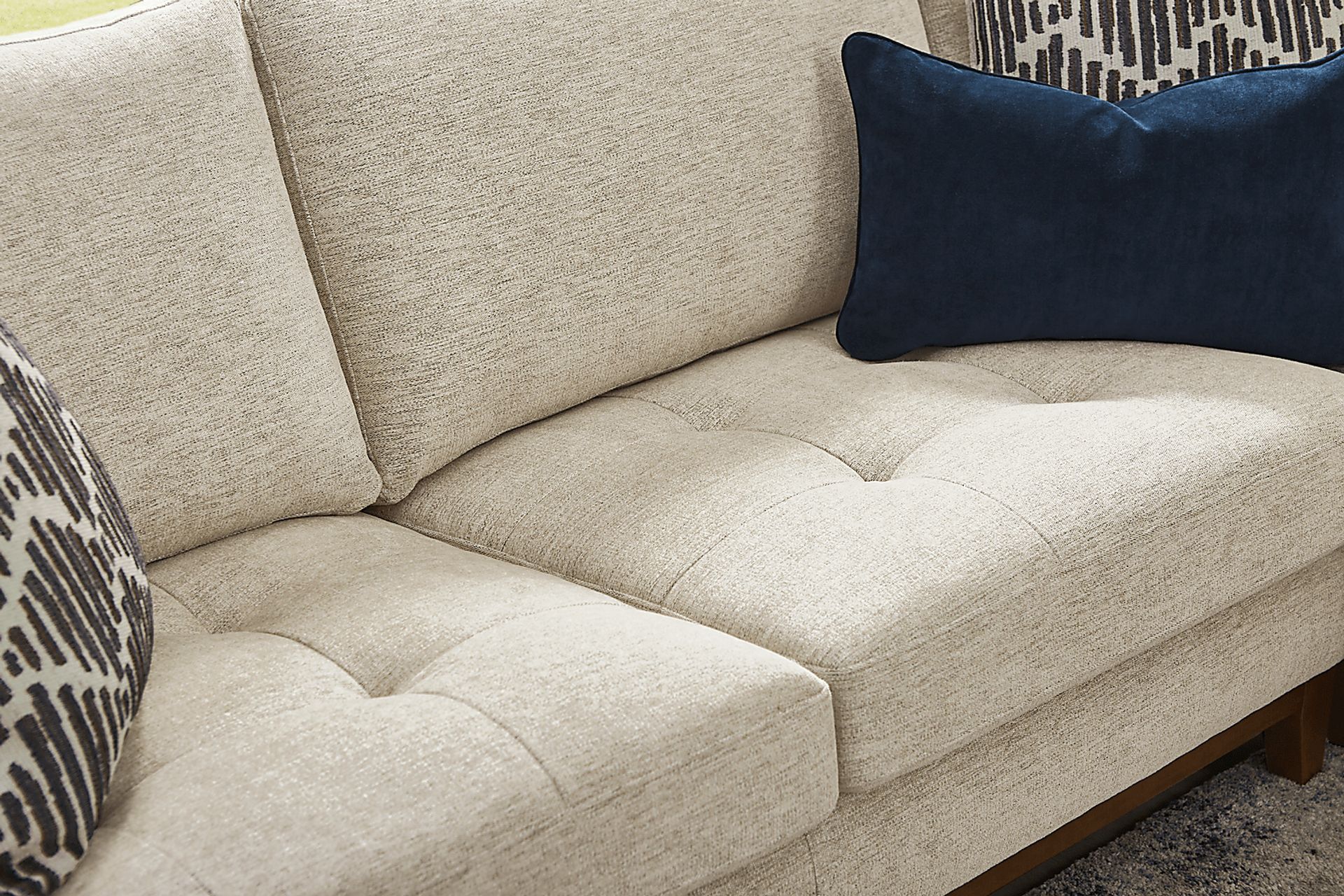 Harmon Beige 2 Pc Sectional - Image 6