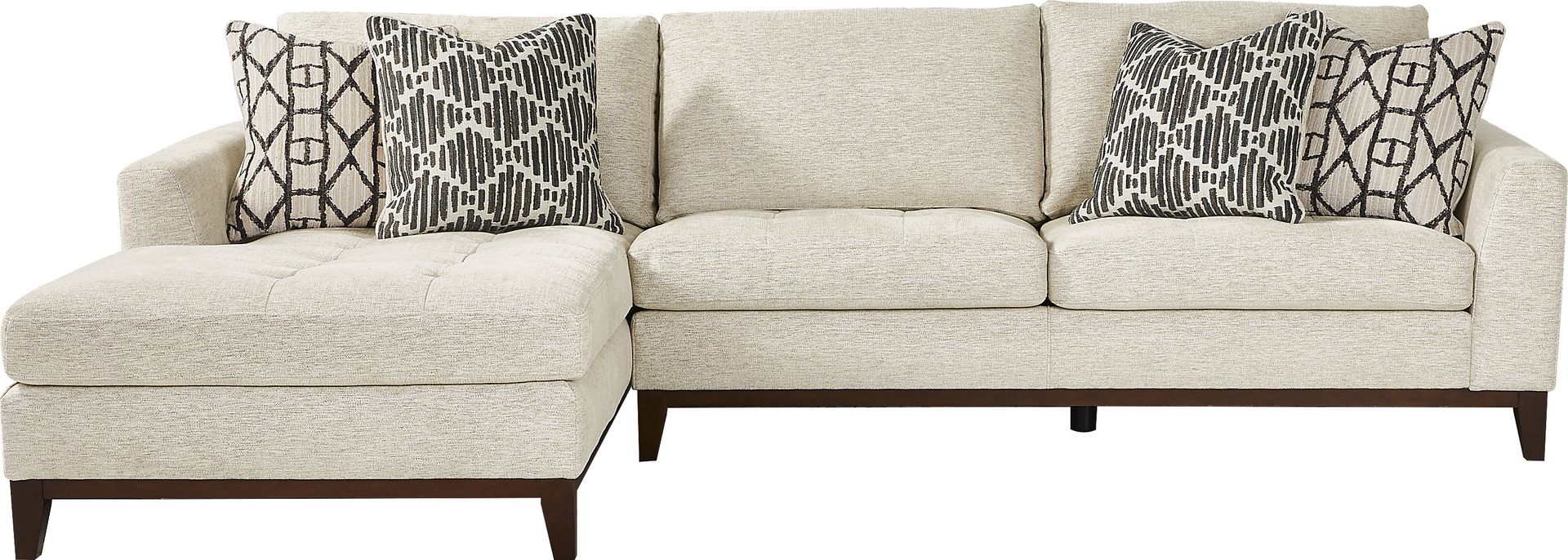 Harmon Beige 2 Pc Sectional - Image 1
