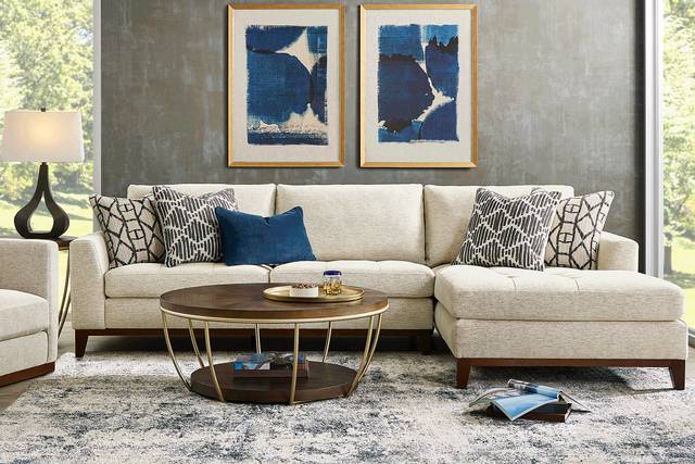 Harmon Beige 2 Pc Sectional - Thumbnail - Image 2