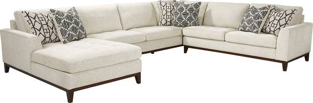Harmon Beige 3 Pc Sectional - Thumbnail - Image 1