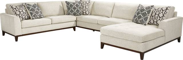 Harmon Beige 3 Pc Sectional - Thumbnail - Image 1