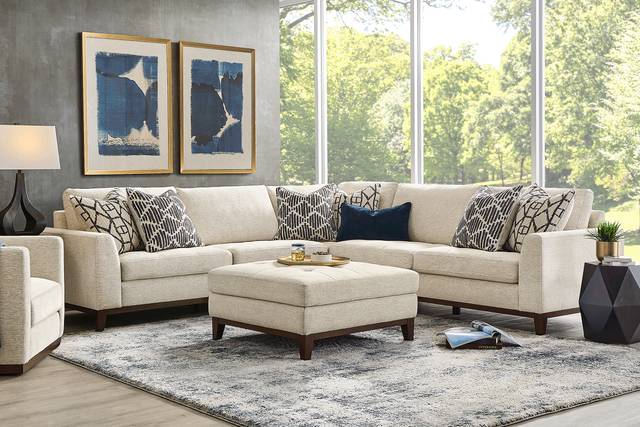 Harmon Beige 3 Pc Sectional - Thumbnail - Image 2