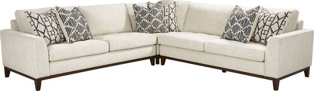 Harmon Beige 3 Pc Sectional - Thumbnail - Image 1