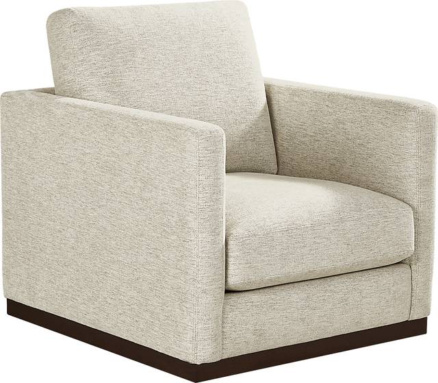Harmon Beige Swivel Chair - Thumbnail - Image 1