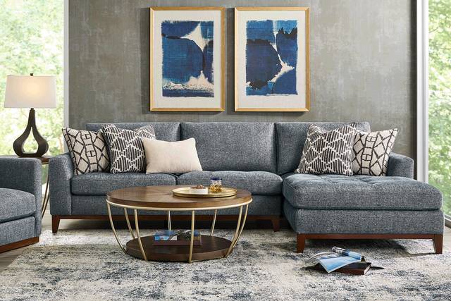 Harmon Indigo 2 Pc Sectional - Thumbnail - Image 2