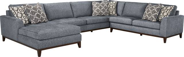 Harmon Indigo 3 Pc Sectional - Thumbnail - Image 1