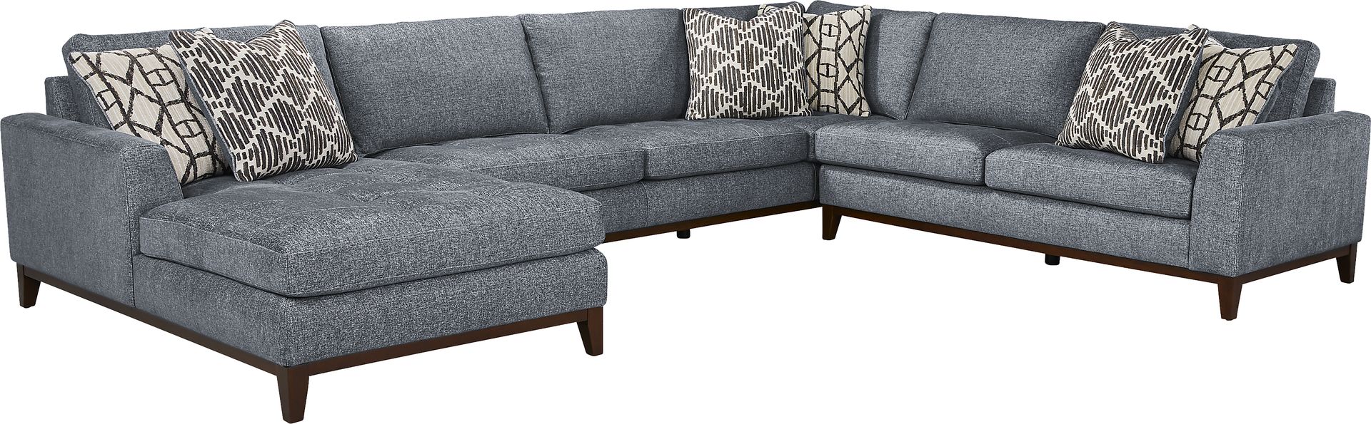 Harmon Indigo 3 Pc Sectional - Image 1