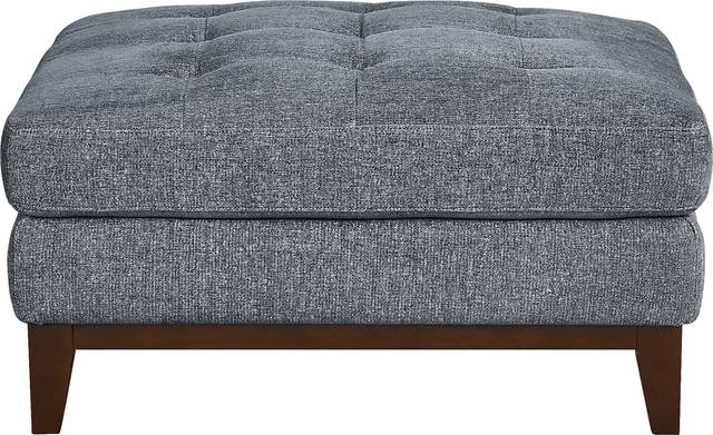 Harmon Indigo Cocktail Ottoman - Thumbnail - Image 2