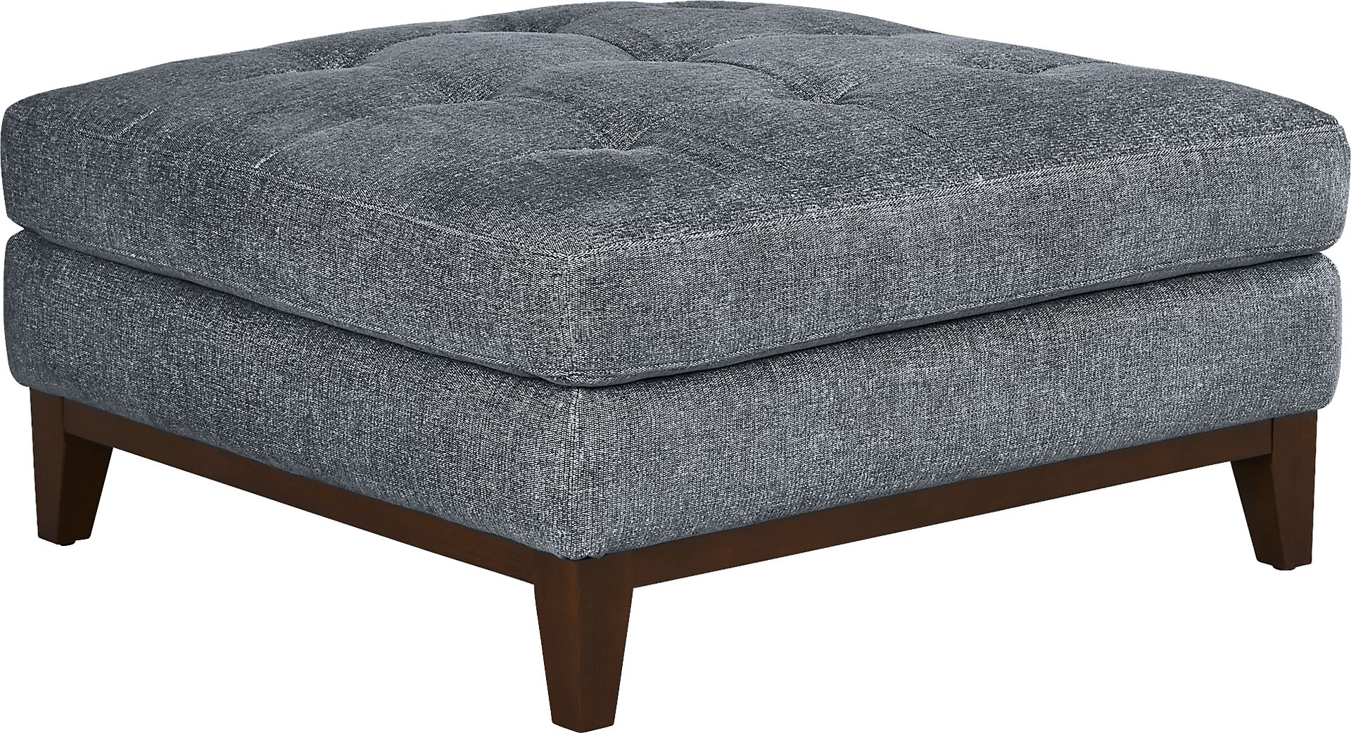 Harmon Indigo Cocktail Ottoman - Image 1