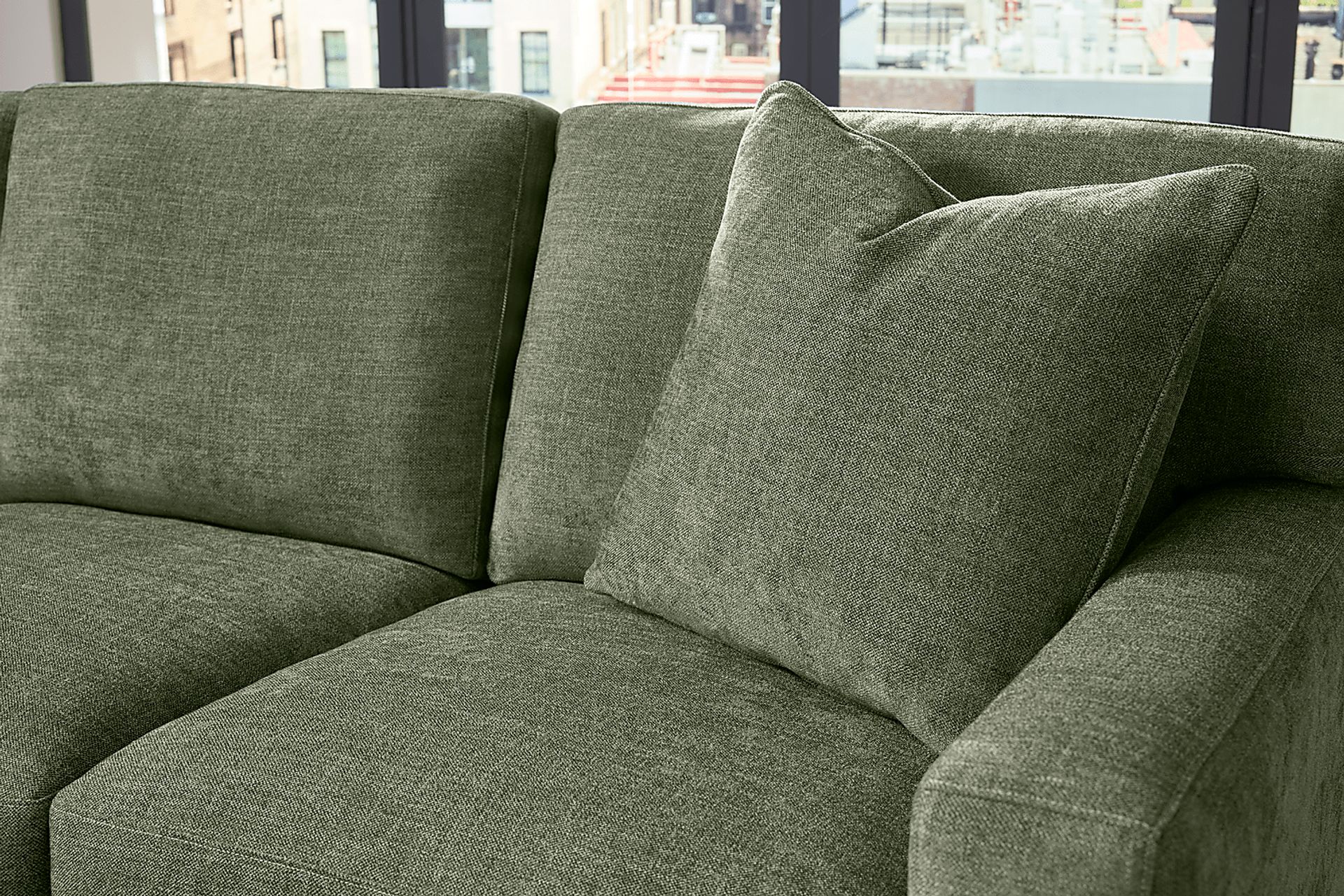 Harmonie Avocado 2 Pc Sectional - Image 4