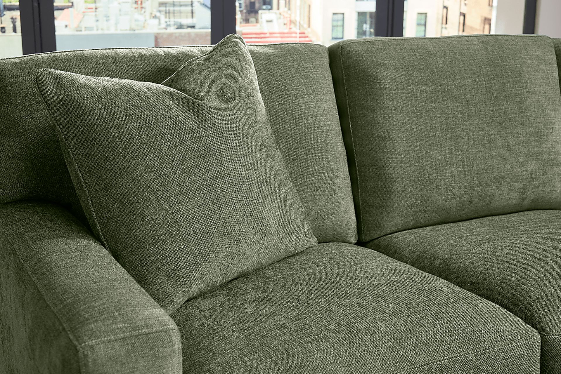 Harmonie Avocado 2 Pc Sectional - Image 4