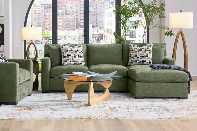 Harmonie Avocado 2 Pc Sectional - Thumbnail - Image 2