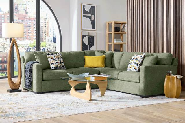 Harmonie Avocado 2 Pc Sectional - Thumbnail - Image 1