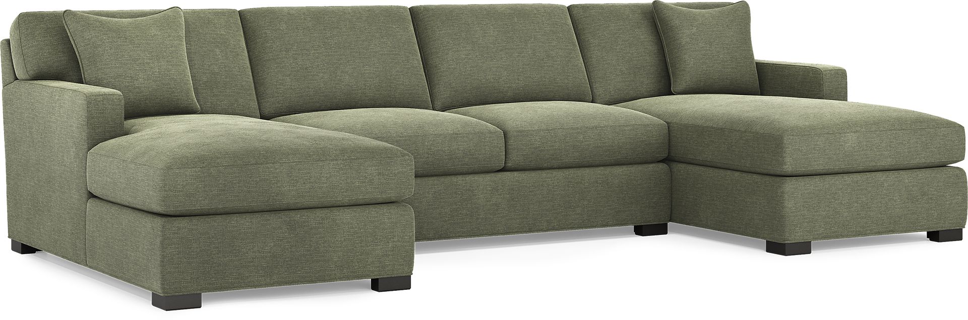 Harmonie Avocado 3 Pc Sleeper Sectional - Image 1
