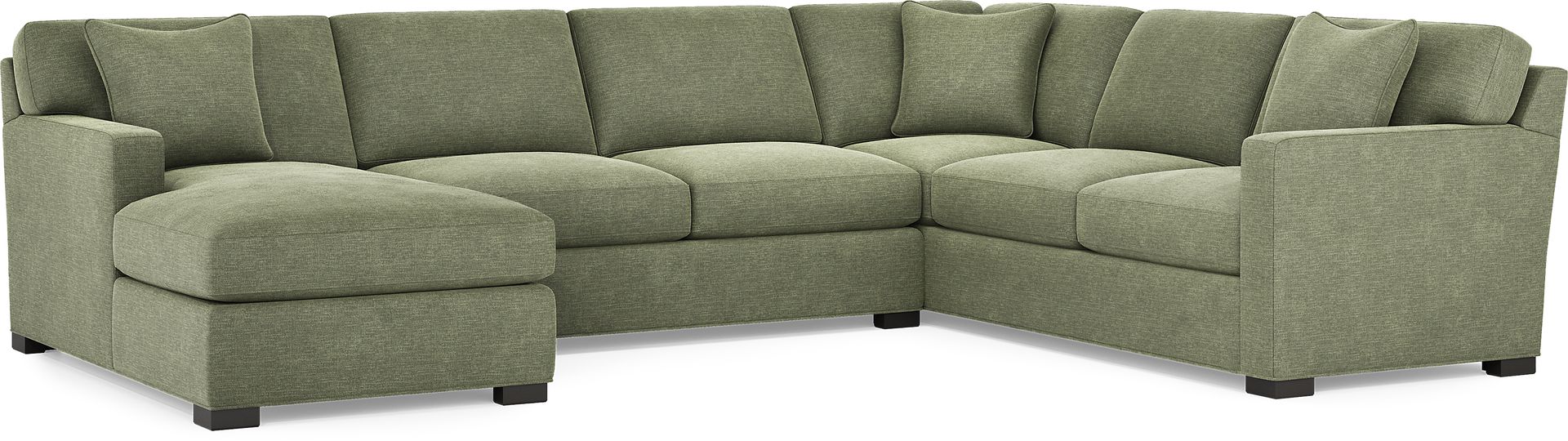 Harmonie Avocado 3 Pc Sleeper Sectional - Image 1